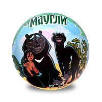 Мяч ЯиГрушка Маугли, 23 см, синий/зеленый