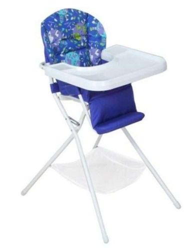 Стульчик для кормления Дэми (Бело/синий)