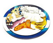 Рамка-вкладыш Нескучные игры Северный полюс (8276), 10 дет.