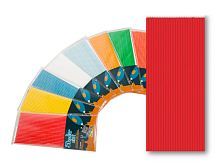 Эко-пластик к 3Д ручке 3DOODLER START, цвет красный, 24 шт