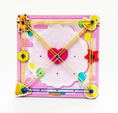 Геоборд Woodland Для девочек 121301 розовый