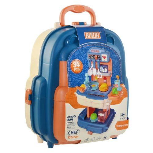 Игровой набор Чемоданчик-ранец Junfa Кухня юного шеф-повара WK-13693 фото 6