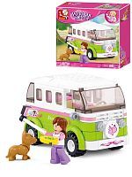 Конструктор Sluban: Розовая мечта Микроавтобус для путешествий