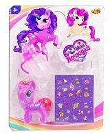 Моя лошадка. Пони-единорог, в наборе с аксессуарами, 4 вида в коллекции