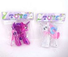 Пони в ассортименте (белый, розовый), световые эффекты 12,5х15х3