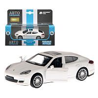 Машинка металлическая Автопанорама 1:43 Porsche Panamera S, белый, инерция