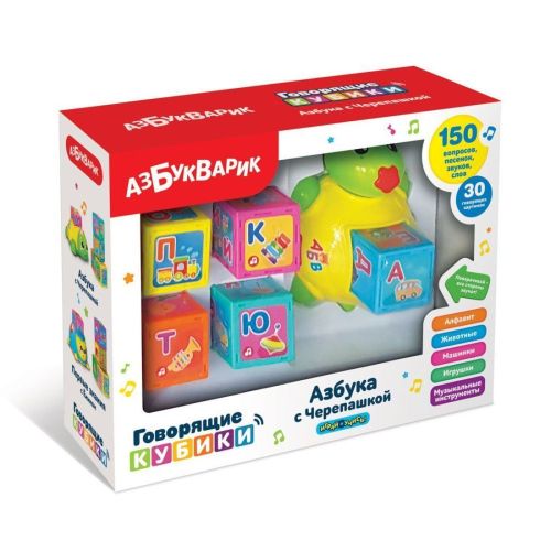 Игрушка развив. Азбука с Черепашкой