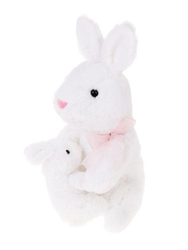 Мама и малыш Зайчиха 25см