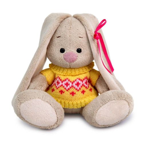 Зайка Ми в жилете с орнаментом 15 см