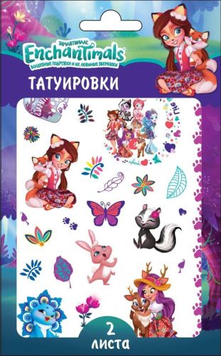 Наклейки - татуировки ND Play Энчантималс дизайн 1