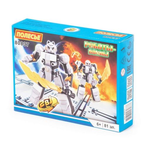 Конструктор "Классик" "Роботы-воины-1.3" (81 элемент)