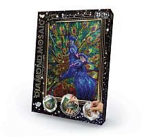 Danko Toys Набор алмазной вышивки Diamond Mosaic Павлин (DM-02-03) 22х31 см