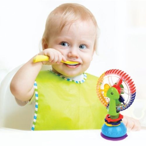 Развивающая игрушка-погремушка Жирафики Каруселька на присоске 644516 фото 2