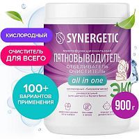 Пятновыводитель SYNERGETIC Кислородный многофункциональный отбеливатель-пятновыводитель для тканей и поверхностей 0,9 кг