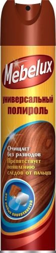 mebelux полироль для мебели для любых поверхностей 300 см3 Mebelux Полироль для мебели для любых поверхностей 300 см3
