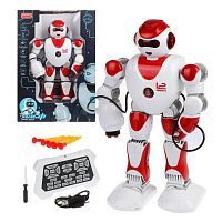 Робот р/у, ИК управление, свет, звук, русс.озвуч., в комплекте стрелы 5шт., аккум.встроен., USB шнур, эл.пит.АА*2шт.не вх.в комплект