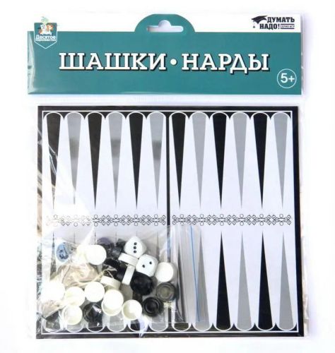 настольная игра десятое королевство шашки-нарды европодвес Настольная игра Десятое королевство Шашки-Нарды европодвес