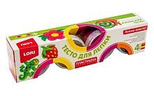 Тесто для лепки Пластишка, 4 цветов по 80 гр