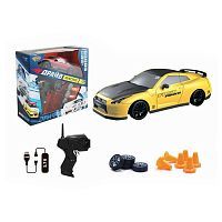 Игр.набор Гонщик, в комплекте: машина р/у, предметов 10шт., аккум.,USB шнур,эл.пит.AA*2шт.не вх.в комплект, коробка