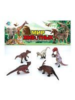 Набор фигурок Динозавры, 5 шт., пакет