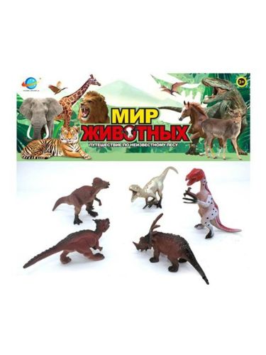 набор фигурок динозавры, 5 шт., пакет Набор фигурок Динозавры, 5 шт., пакет