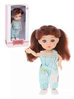 Кукла 15 см в голубом комбинезоне 91033-J