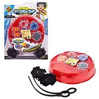 Игра настольная Junfa "StormTop" сражение волчков на игровой арене, 24х4х32 см