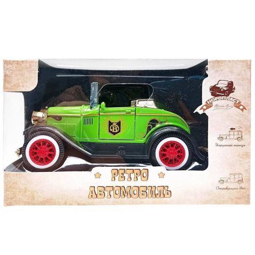 машинка нордпласт ретро-автомобиль кузов кабриолет зеленый фото 2 Машинка НОРДПЛАСТ Ретро-автомобиль кузов кабриолет зеленый фото 2