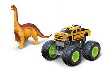 Игровой набор Пламенный мотор Монстр трак Мир динозавров с фигуркой брахиозавра 870533