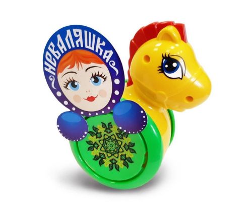 каталка-неваляшка биплант конь №1, развивающая Каталка-неваляшка БИПЛАНТ Конь №1, развивающая