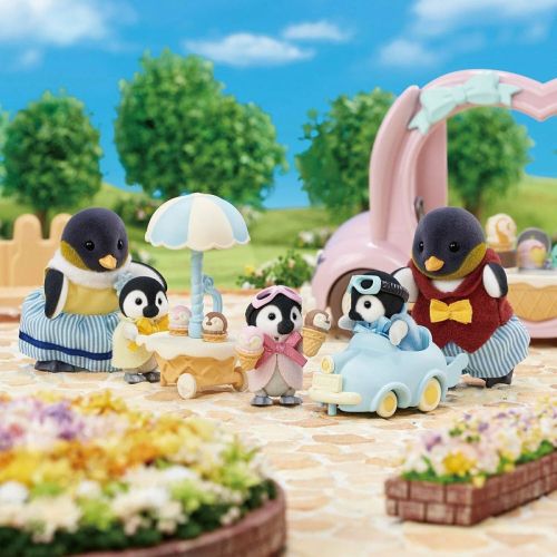 Игровой набор Sylvanian Families Пингвинята в машинке 5695 фото 4
