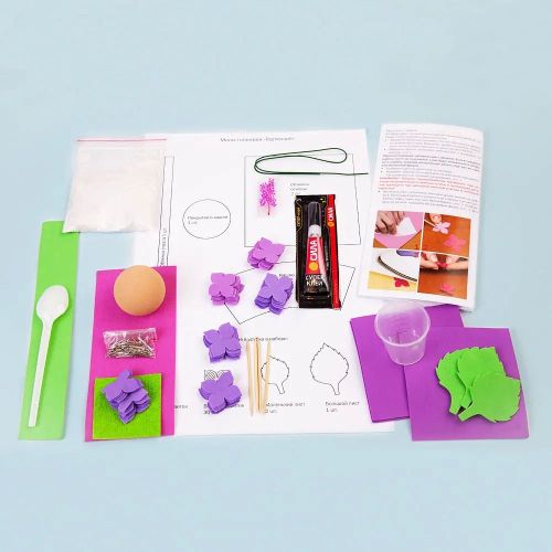 топиарий гортензия фиолетовая, 15 см фото 2 Топиарий Гортензия фиолетовая, 15 см фото 2