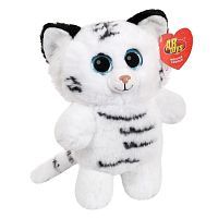 Мягкая игрушка Abtoys Флэтси Тигр белый 24см