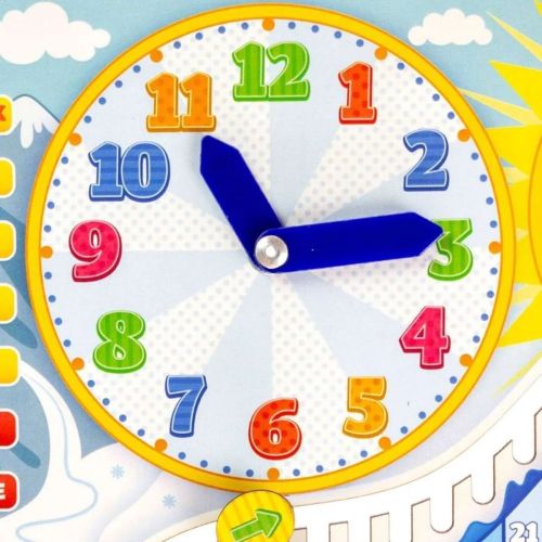 Обучающая игра Woodland toys Часы-календарь Увлечения 094106 фото 6