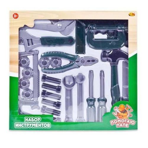 Игровой набор ABtoys Помогаю Папе Инструменты 24 предмета