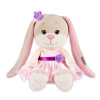 Мягкая игрушка Jack&Lin Зайка Лин в Платье с Короной 25 см