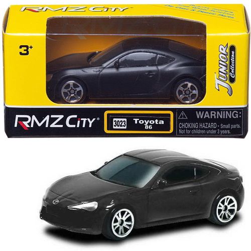 Машина металлическая Toyota 86,черный матовый цвет