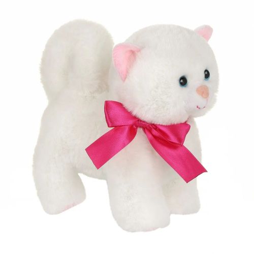 мягкая игрушка abtoys домашние любимцы кошечка беатрис, белая 22см Мягкая игрушка Abtoys Домашние любимцы Кошечка Беатрис, белая 22см