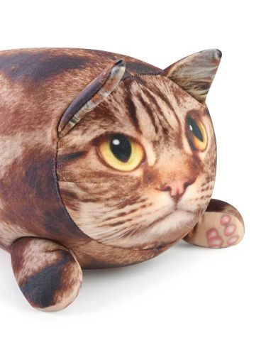 Мягкая игрушка СмолТойс Котенок-валик 33 см фото 2