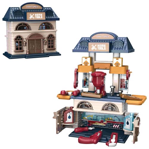 Игровой набор Junfa Дом-трансформер Мастерская фото 2