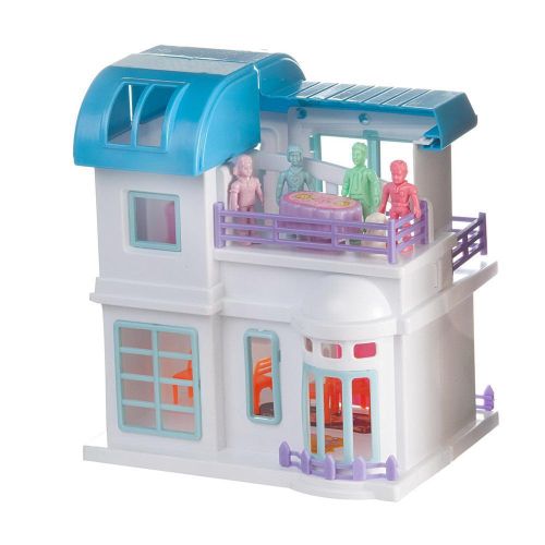 Дом кукольный "Вилла", складной, с фигурками и акссесуарами фото 2