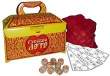 Лото русское классическое, деревянное