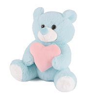 Мягкая игрушка Maxitoys Мишка с Розовым Сердечком, 23 см