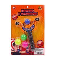 Рогатка ABtoys с 4 шариками, на блистере