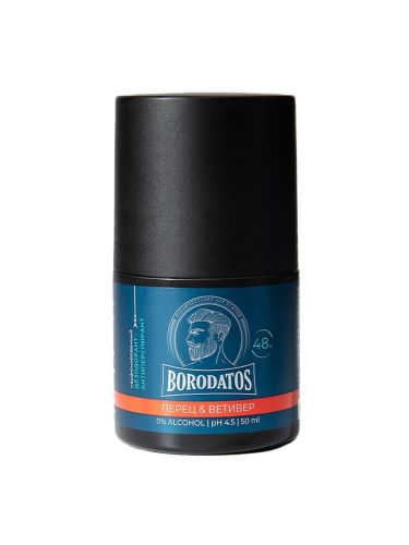 Borodatos Дезодорант Перец & Ветивер 50мл