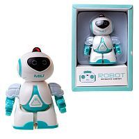 Робот JUNFA с пультом на ИК-управлении, со световыми эффектами, мини, 2 цвета, 13,5х9,5х6 см