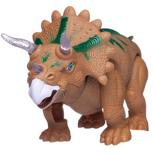 динозавр junfa трицератопс, электромеханический, откладывает яйца, свет, звук фото 3 Динозавр Junfa Трицератопс, электромеханический, откладывает яйца, свет, звук фото 3