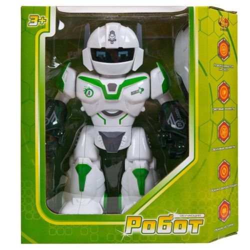 Робот ABtoys электромеханический, со светом и звуком, 23см фото 4
