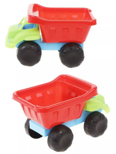 Набор игрушек в песочницу Машинка с лейкой, лопатками и формочками 898-Q1 фото 5