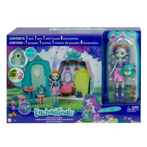 Игровой набор Mattel Enchantimals Домик Пэттер Павлины